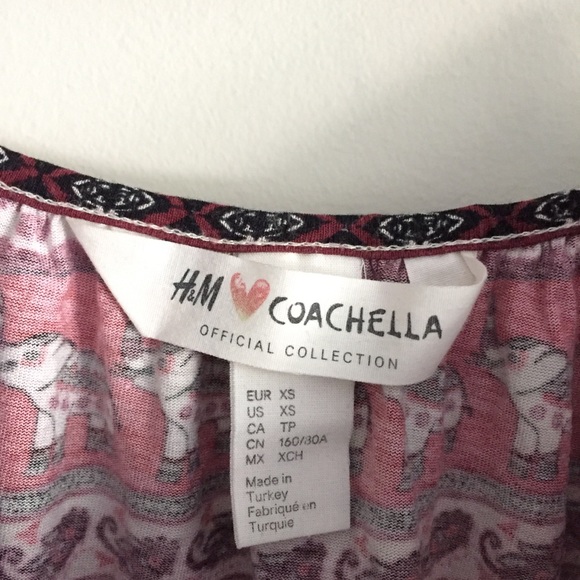 DONATED! H&M Coachella Boho Off Shoulder Top - Picture 4 of 8